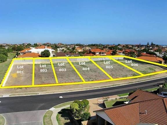 block of land subdivided for property development